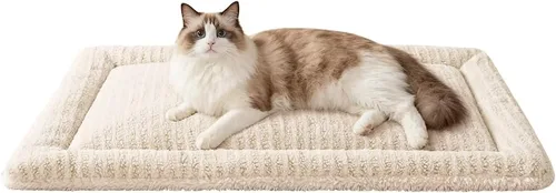 Vista 10 de SOMAHE Tapete de cama autocalentable para gatos, 1.5 pulgadas de grosor Café