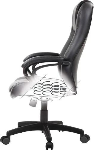 Vista 6 de Eurotech Seating Pembroke - Silla ejecutiva, color negro