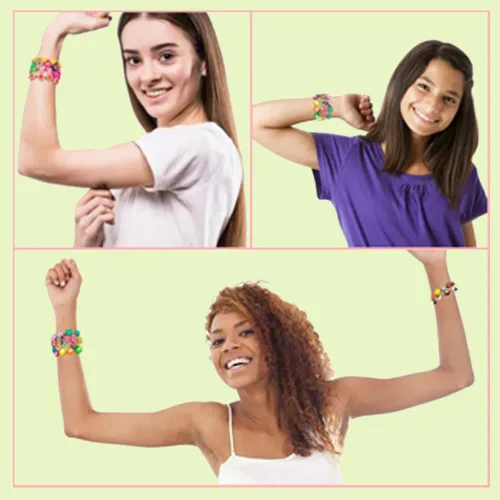 Vista 6 de MIIIM 200 cuentas de polímero para pulseras, dijes de arcilla de hongos para hacer joyas, Arcilla polimérica, Arcilla