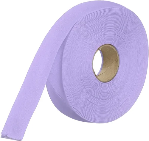 Vista 130 de MECCANIXITY Cinta al bies de doble pliegue de 1 pulgada, cinta al bies de poliéster continua a granel para coser, costura, acolchado, dobladillo