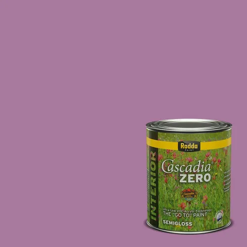 Vista 76 de Rodda Paint CASCADIA ZERO - Pintura plana e imprimación para interiores en uno, cuarto de galón, rosa Mullen