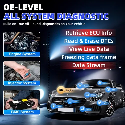 Vista 5 de Autel Scanner MaxiTPMS TS900 TPMS herramienta de programación w/todo el sistema de diagnóstico Full TPMS Function, 3000+ Active Test, 40+ Service