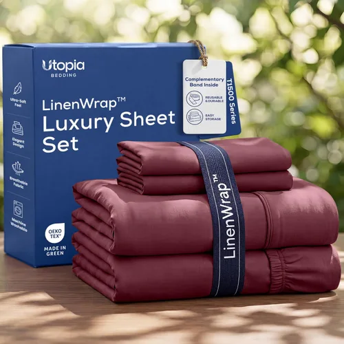 Vista 12 de Utopia Bedding - Juego de sábanas, tamaño individual, microfibra cepillada, suaves, esquinas profundas, incluye 1 encimera, 1 bajera y 1 fundas