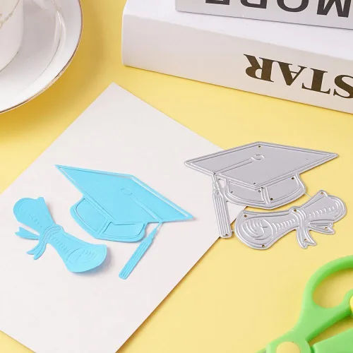 Vista 4 de Die Cuts - Plantillas para hacer tarjetas de papel, plantillas para hacer tarjetas de papel, plantillas para hacer tarjetas de fiesta de graduación