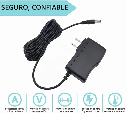 Vista 2 de Adaptador de fuente de alimentación CA/CC de 9 V compatible con pedal de efectos electrónicos Boss, Dunlop, Danelectro, DigiTech, Ditto, Electro
