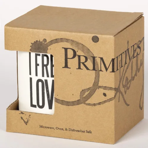 Vista 3 de Primitives by Kathy Taza de café, I Freaking Love You