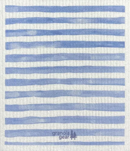 Vista 8 de Paquete de 6 paños suecos para cocina, hechos en Suecia, toallas de papel reutilizables, paños de esponja lavables, algodón de celulosa Seaglass
