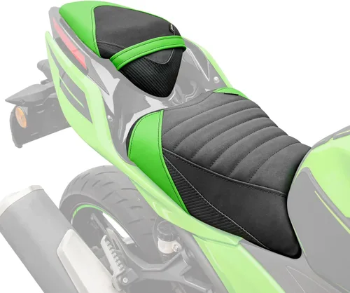 Vista 17 de Almohadilla de Asiento para Motocicleta Delantero Conductor Trasero Pasajero para Kawasaki Ninja400 Z400 2018 2019 2020 2021 2022 2023 2024 2025