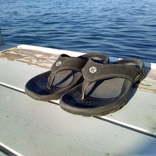 Vista 7 de Chanclas deportivas Drifter para hombre Goma cómoda y duradera y banda de rodadura resistente