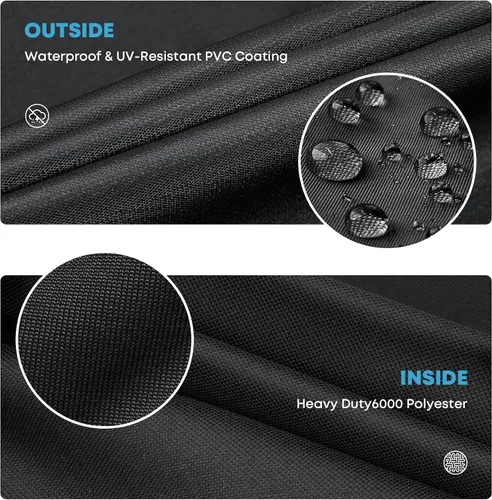 Vista 3 de Cubierta de patio Stanbroil para estufa de campamento Chef de 2 quemadores, cubierta de estufa para exteriores de 14'' x 32'' para estufa