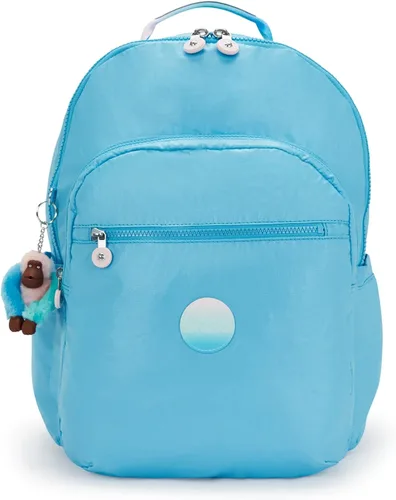 Vista 121 de Mochila Kipling Seoul extra grande para laptop de 17", Grande True Blue Tonal 2