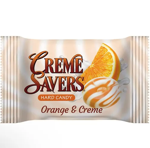 Vista 4 de Creme Savers - Caramelo duro de fresas y naranjas 12 onzas en total, 4 bolsas