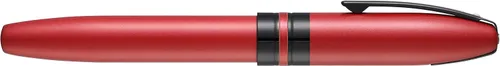 Vista 3 de Sheaffer Icon Metallic Red con PVD negro brillante Appts. Pluma estilográfica - Punta fina Rojo metálico
