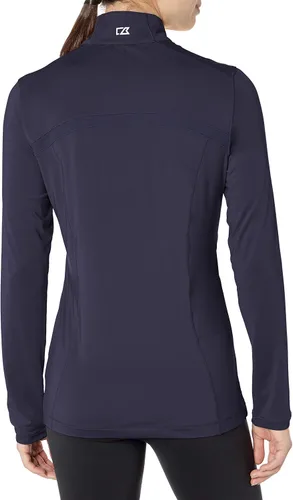 Vista 2 de Cutter & Buck Mujer Cb Drytec 50+ UPF Williams media cremallera