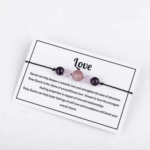 Vista 2 de Caiyao Pulsera de cristal curativo para mujeres y hombres, pulsera de cuentas de cristal curativo con ojo de tigre, amatista de 7 chakras, pulsera