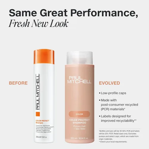 Vista 2 de Paul Mitchell Color Protect Shampoo, Prevents Fade + Adds Shine, For Color-Treated Hair