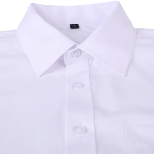 Vista 88 de corfty Camisa de vestir de manga larga para hombre, ajuste regular, elástica, sin arrugas, casual, con botones