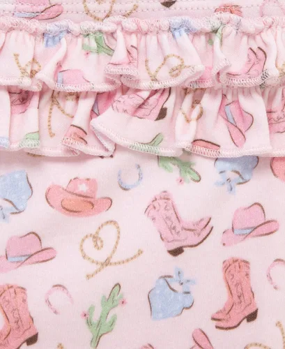 Vista 37 de Little Me Conjunto de 3 piezas para bebé, 100% algodón, body con diadema y pantalón a juego, de 3 meses a 24 meses