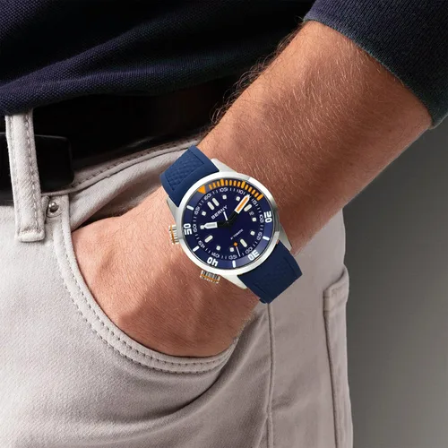 Vista 8 de BERNY Reloj de buceo para hombre, relojes mecánicos automáticos de moda para hombres, reloj de pulsera masculino impermeable 20AMT, reloj de pulsera