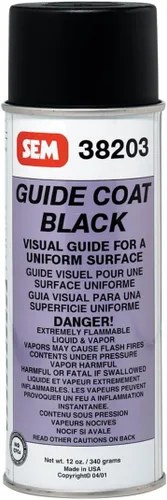 Vista 2 de Revestimiento de guía SEM 38203, color negro de 12 oz
