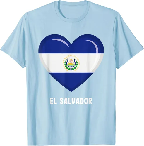 Vista 89 de Camiseta Bandera de El Salvador Camiseta salvadoreña