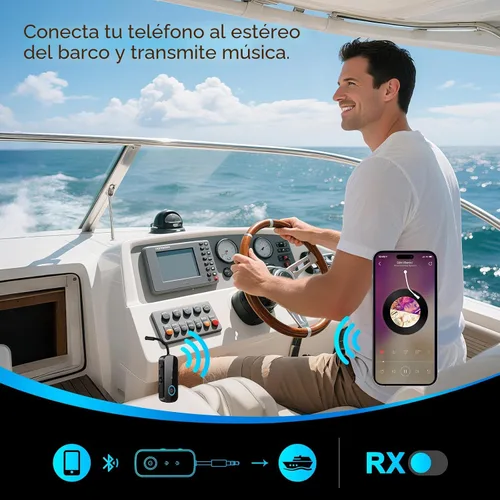 Vista 8 de Transmisor Receptor Bluetooth 5.4 Premium Pro, adaptador de audio de avión, transmisor inalámbrico para TV/vuelo de viaje, aerolínea, gimnasio. Negro