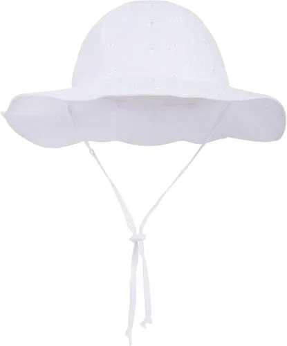 Vista 34 de SimpliKids Sombrero de sol para bebé de ala ancha con protección solar UPF 50+ UV Ray