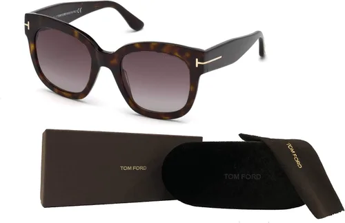 Vista 3 de Tom Ford FT0613 Beatrix-02 - Lentes de sol geométricos para mujer + paquete con kit de cuidado de gafas de cortesía iWear
