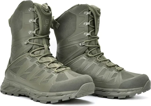 Vista 7 de XPETI Botas tácticas impermeables Stealth 8" para hombre Negro