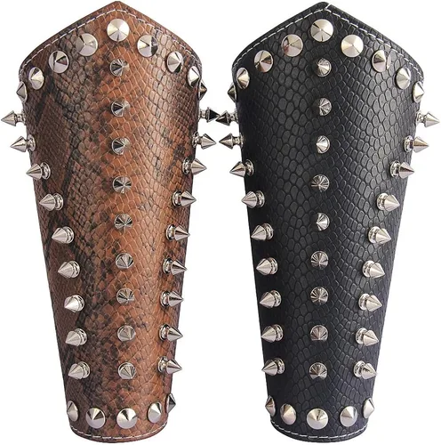 Vista 7 de Brazalete de cuero para hombre, mujer, 2