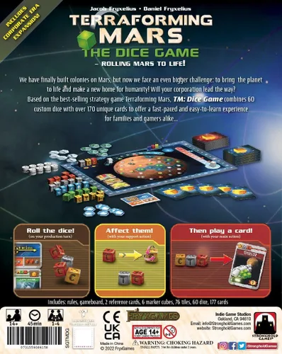 Vista 3 de Terraforming Mars: El juego de dados, para 1 a 4 jugadores, mayores de 14 años