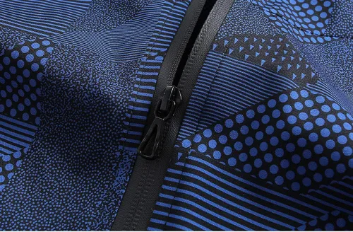 Vista 7 de LONGBIDA Chaqueta cortavientos ligera para hombre, ajuste delgado, abrigos resistentes al viento con capucha, Gris oscuro