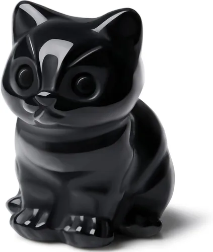 Vista 8 de DUQGUHO Figuras de gato de cristal de aventurina verde - Estatua de gato de la suerte y linda para decoración de escritorio o habitación 1 pieza