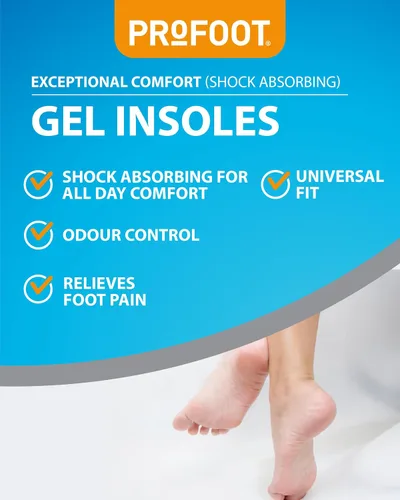 Vista 2 de ProFoot Plantillas de masaje Ultra Gel para mujer 6-10, 1 par