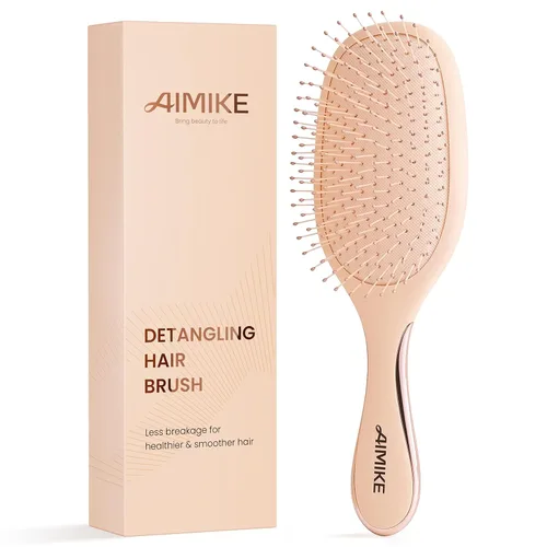 Vista 9 de AIMIKE Porcelia Cepillo desenredante para cabello fino, cepillo de pelo de Porcelia Qing