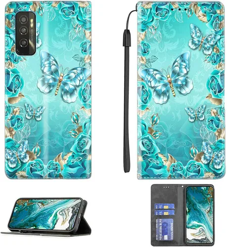 Vista 81 de jioeuinly ATT Motivate 2 - Funda compatible con ATT Motivate 2, funda con soporte abatible y cierre magnético DJS