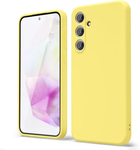 Vista 170 de oakxco Funda para teléfono Samsung Galaxy A12 con agarre de silicona líquida, linda delgada fina suave cubierta de gel de goma TPU lisa para mujeres