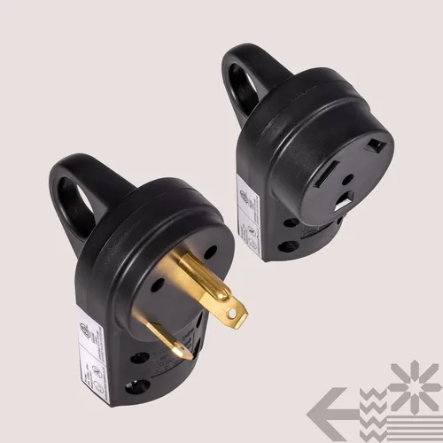 Vista 8 de True Mods NEMA TT-30P/30R 125V 30A Kit Combo de Cable de Alimentación para RV con Enchufe y Toma Macho/Hembra de Repuesto para Cable 10/3AWG