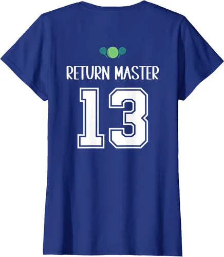Vista 40 de Camiseta divertida del grupo de tenis de pádel para el equipo de pádel