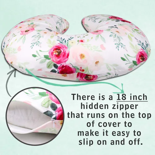 Vista 19 de Funda para almohada de lactancia TANOFAR, funda de almohada de lactancia neutral para bebés niños y niñas, funda de almohada de lactancia ultra