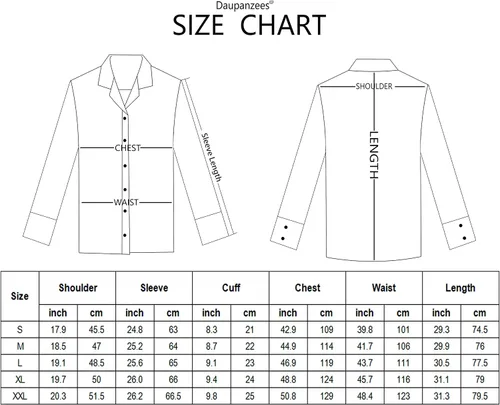 Vista 7 de Daupanzees Camisa casual de manga larga de algodón Paisley para hombre