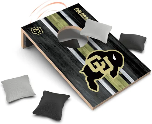 Vista 49 de SOAR Juego de Cornhole de mesa NCAA y altavoz Bluetooth