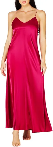 Vista 6 de Lonxu Womens Formal Dress Silk Satin Bridesmaid Dresses Sexy Bodycon Wedding Cocktail Party Guest Maxi Dress