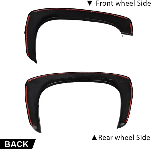 Vista 7 de Guardabarros G-PLUS 4 piezas para Chevy Silverado GMC Sierra 1999-2006 Also Fit Suburban & Yukon XL 2000-2006/Avalanche 2002-2006,Fit
