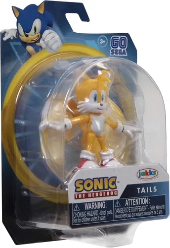 Vista 7 de Sonic The Hedgehog 2020 Wave 3 Tails Mini figura de 2.5 pulgadas [versión moderna]