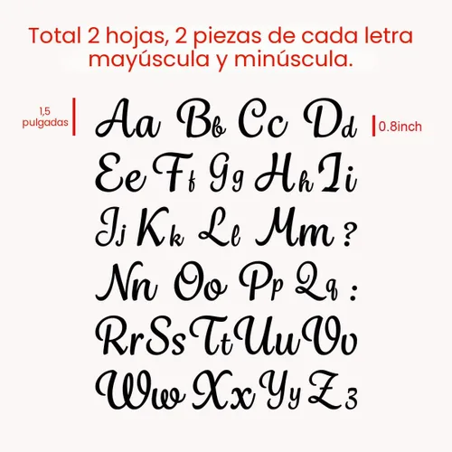 Vista 2 de Fanbay 104 letras termotransferibles de 1.5 pulgadas, letras de papel para ropa, camisetas deportivas con nombre del equipo (negro)
