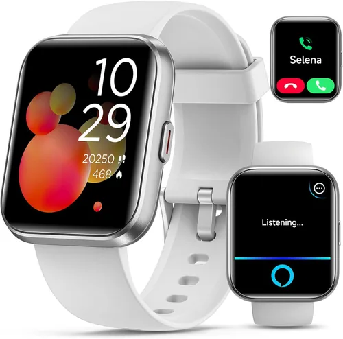 Vista 9 de Reloj inteligente para mujer, compatible con Android y iPhone, reloj de seguimiento de actividad física de 1.8 pulgadas con Alexa, alertas