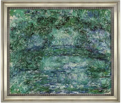 Vista 16 de Famous Paintings Villas at Bordighera por Claude Monet impresiones en lienzo con marco de madera, carteles e impresiones naturales para baño, sala