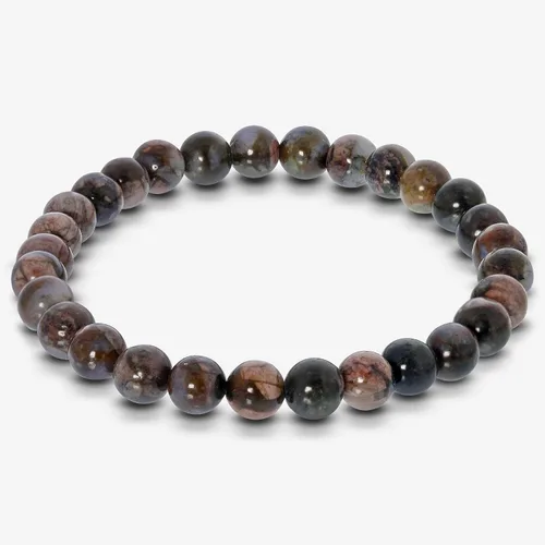Vista 323 de Gem Avenue Handmade Round Bead Stretch Bracelet Unisex Natural Stone Beaded Jewelry for Men & Women, Elastic Wristband for Daily Wear
