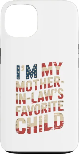 Vista 7 de Im My Mother in Law Favorite Child USA FlagFunny Parent Case for iPhone 16